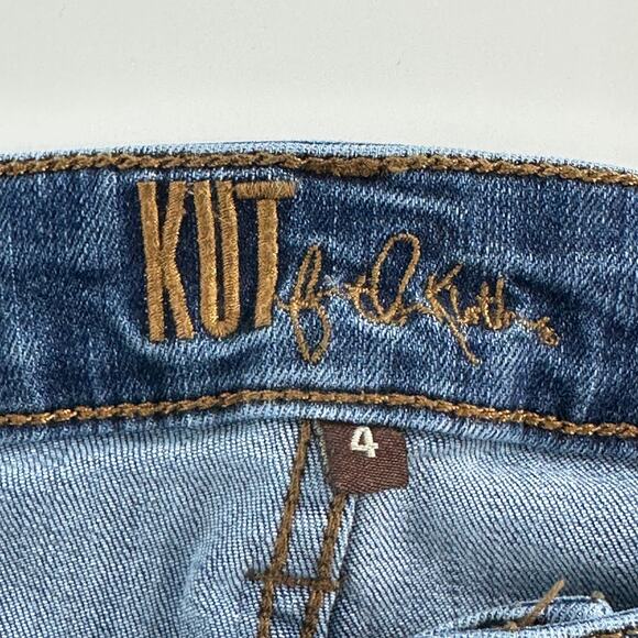 KUT From The Kloth Women's Jeans Size 4 Medium Wash Blue Low Rise Classic Fit - Picture 12 of 15